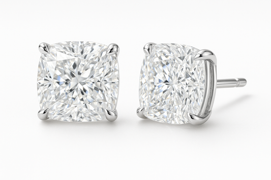 Cushion Cut Earrings: Vintage Charm Meets Modern Style