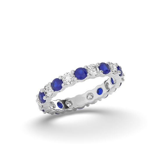 Eternity Lab-Grown Diamond Wedding Band - Pear Jewels