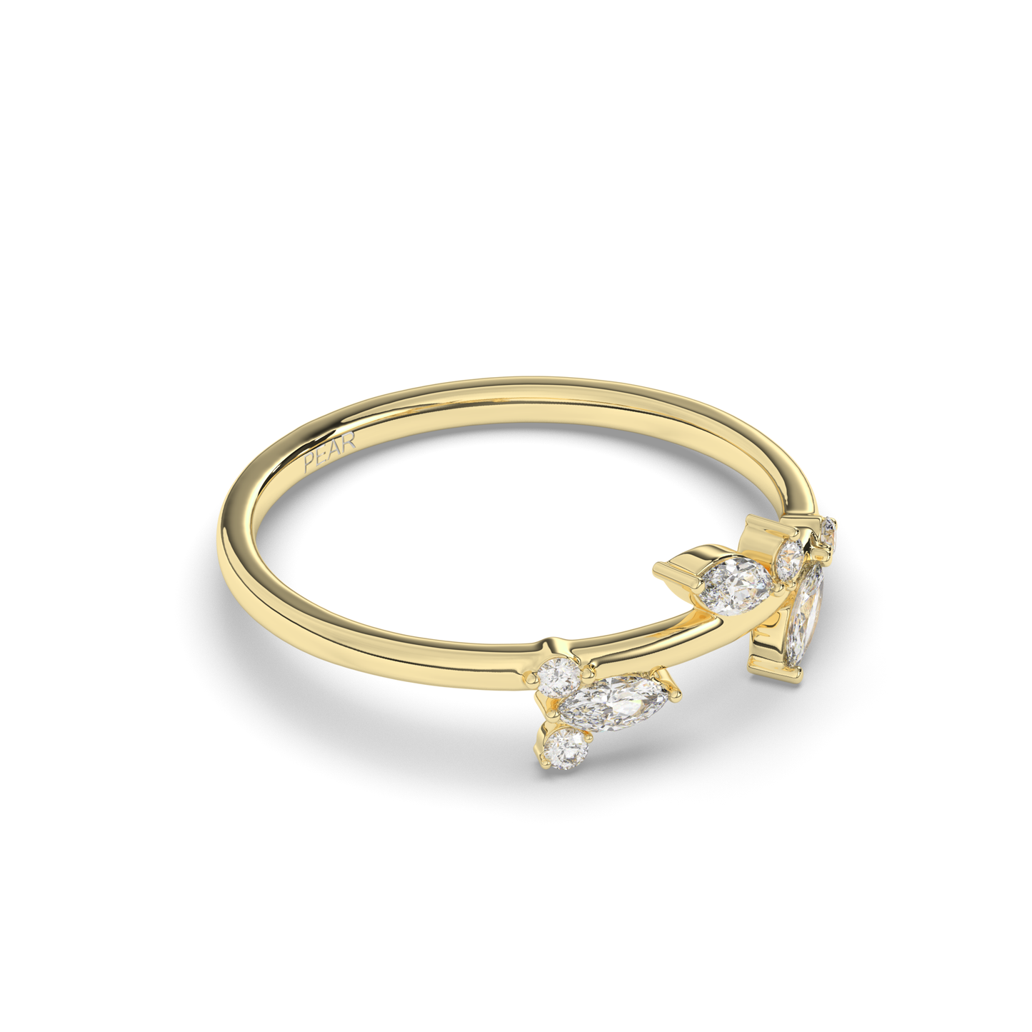 Fancy Marquise Lab-Grown Diamond Ring - Pear Jewels