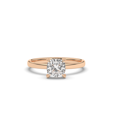 Luxurious Cushion-Cut Lab-grown Diamond Ring - Pear Jewels