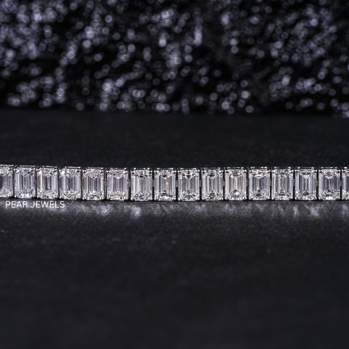 0.7ct Emerald Tennis Labgrown Diamond Bracelet