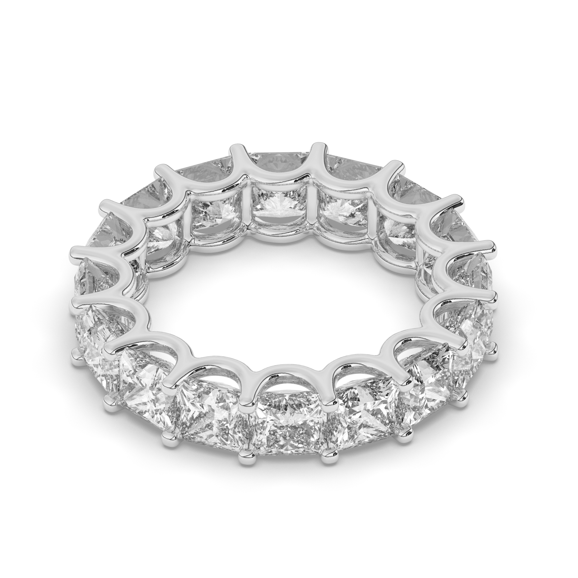 Princess Lab-Grown Diamond Eternity Band - Pear Jewels