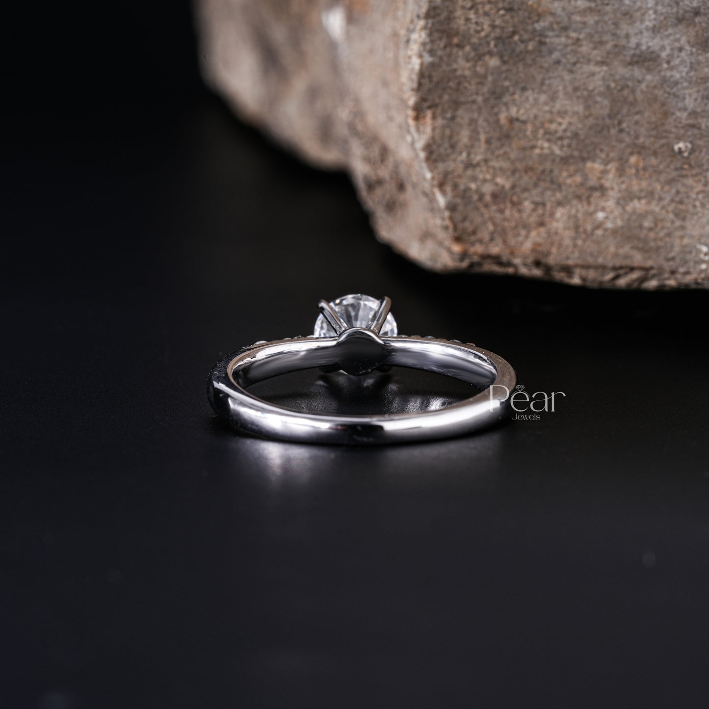 Seven-Stone Round Lab-Grown Diamond Ring - Pear Jewels