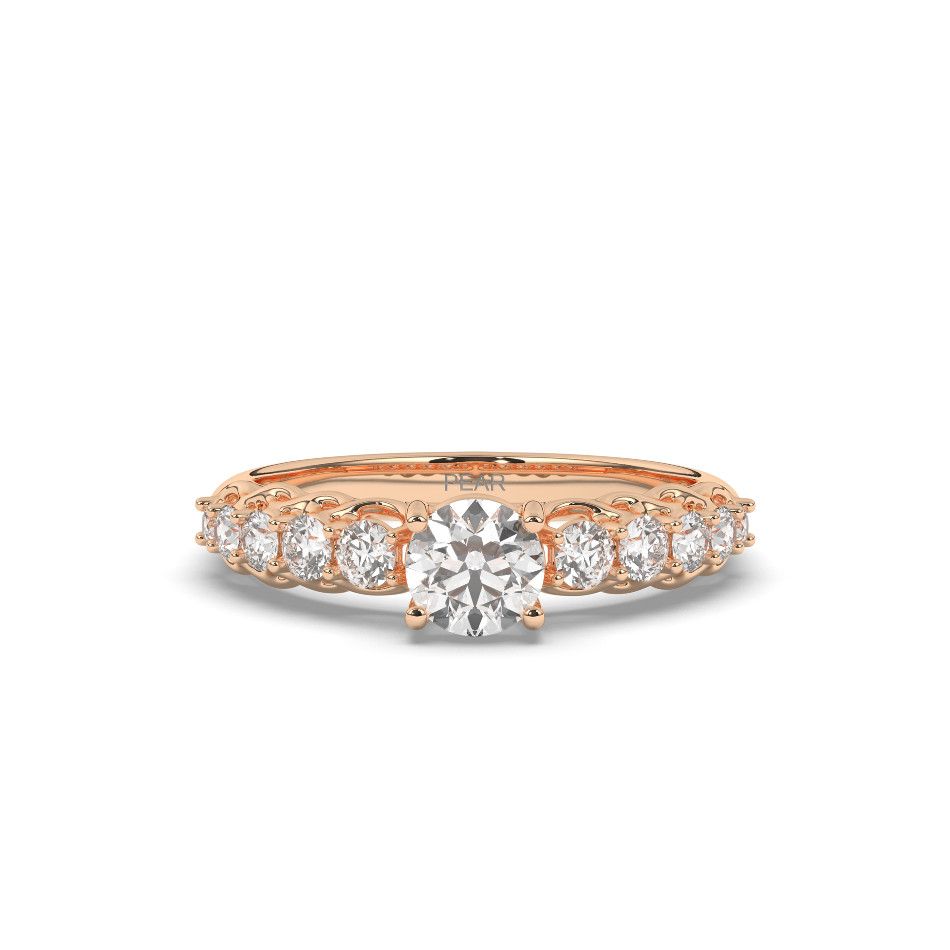 Solitaire Multi-Stone Lab-Grown Diamond Ring - Pear Jewels