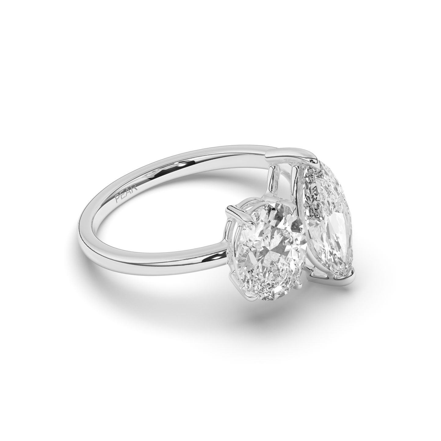Toi Et Moi Oval & Marquise Lab-Grown Diamond Ring - Pear Jewels