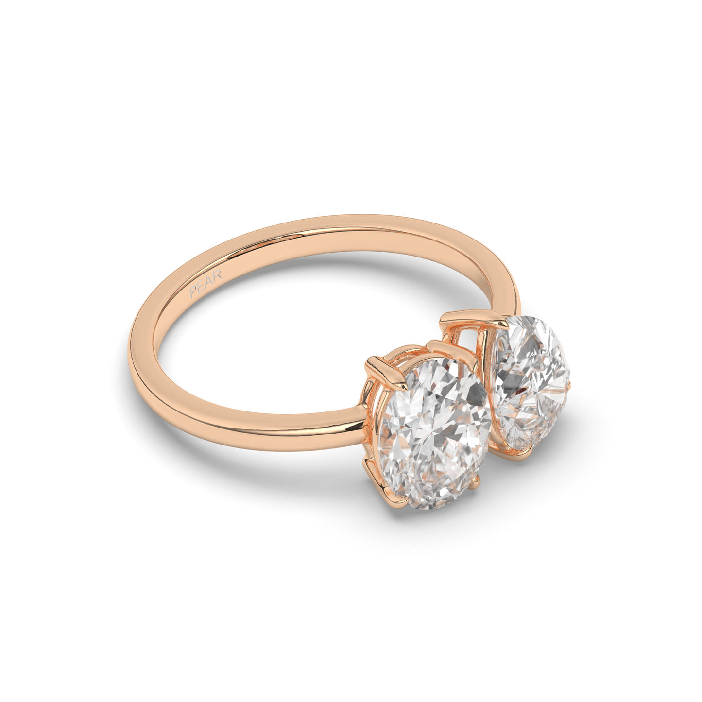 Toi Et Moi Pear & Oval Lab-Grown Diamond Ring - Pear Jewels