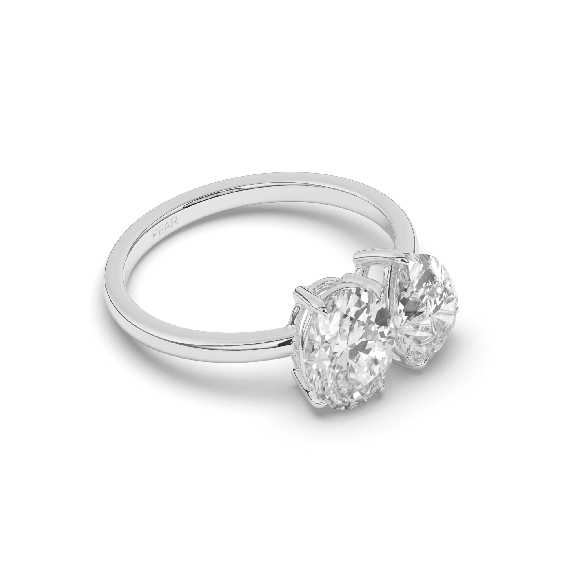 Toi Et Moi Pear & Oval Lab-Grown Diamond Ring - Pear Jewels