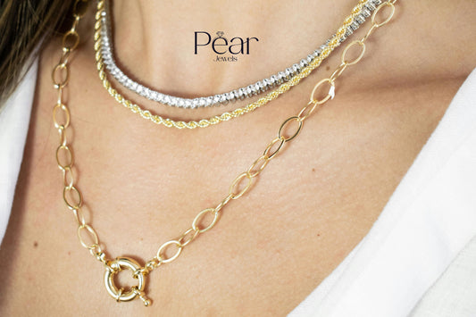 Mixing Metals: How to Wear Gold, Silver, and Rose Gold Together - Pear Jewels