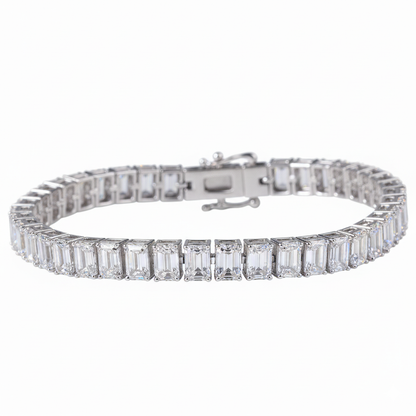 0.7ct Emerald Tennis Labgrown Diamond Bracelet