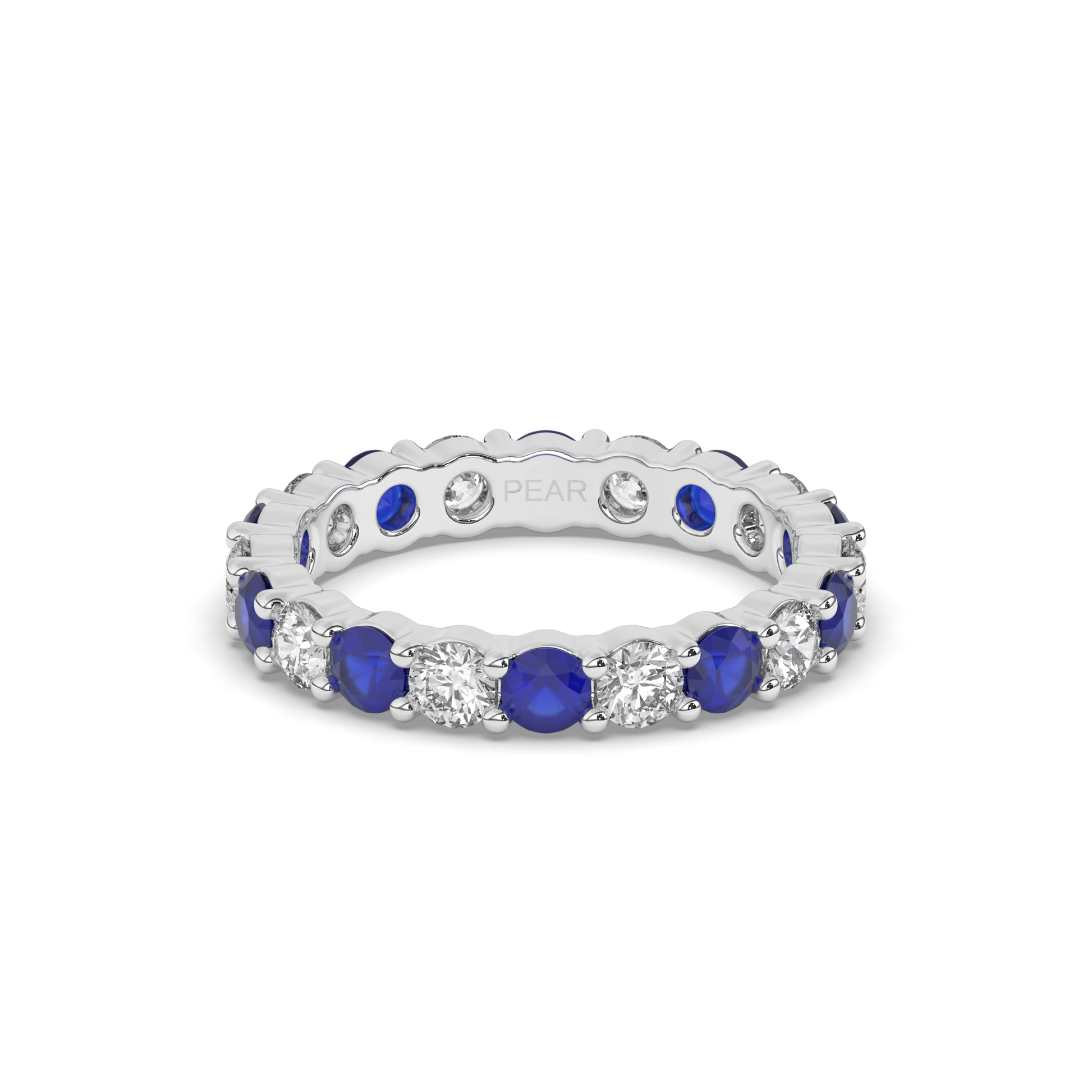 Eternity Lab-Grown Diamond Wedding Band - Pear Jewels