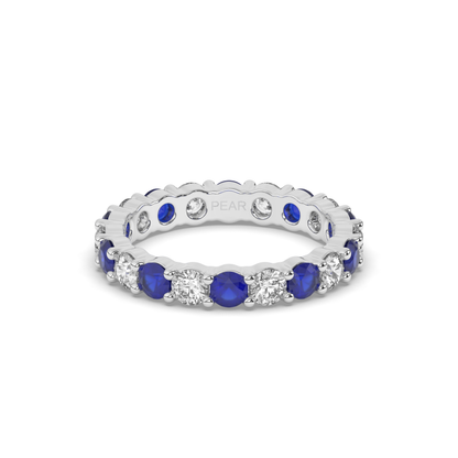 Eternity Lab-Grown Diamond Wedding Band - Pear Jewels