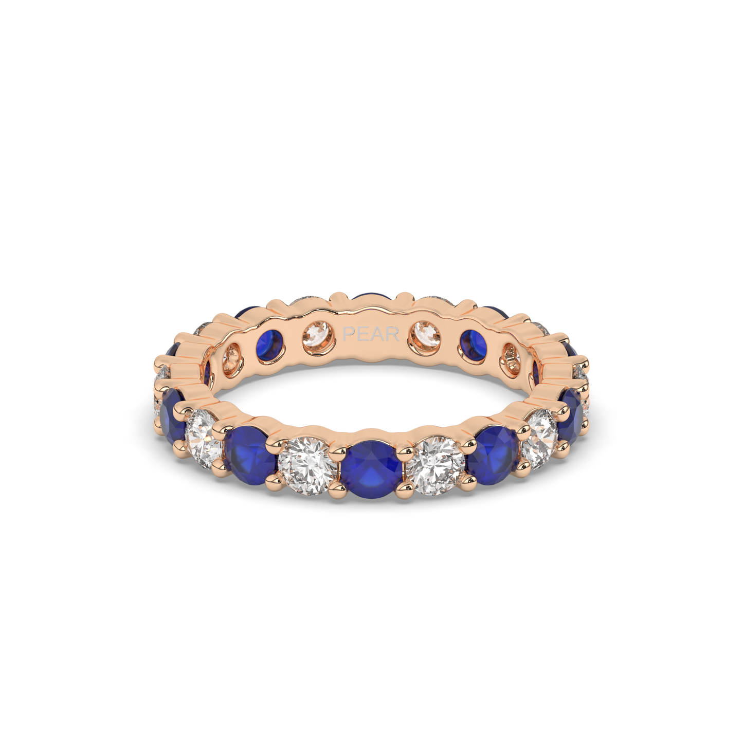 Eternity Lab-Grown Diamond Wedding Band - Pear Jewels