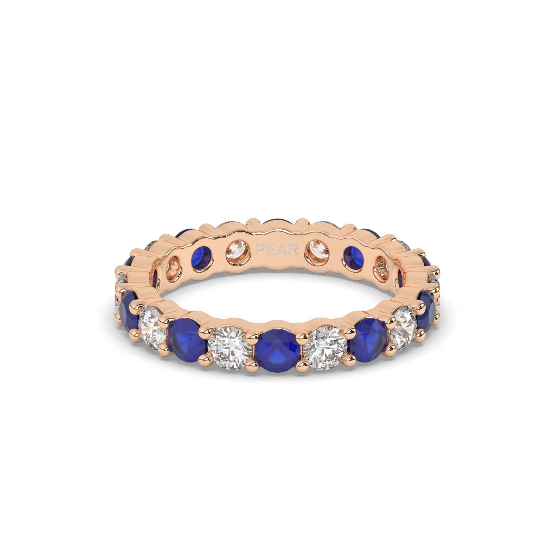 Eternity Lab-Grown Diamond Wedding Band - Pear Jewels