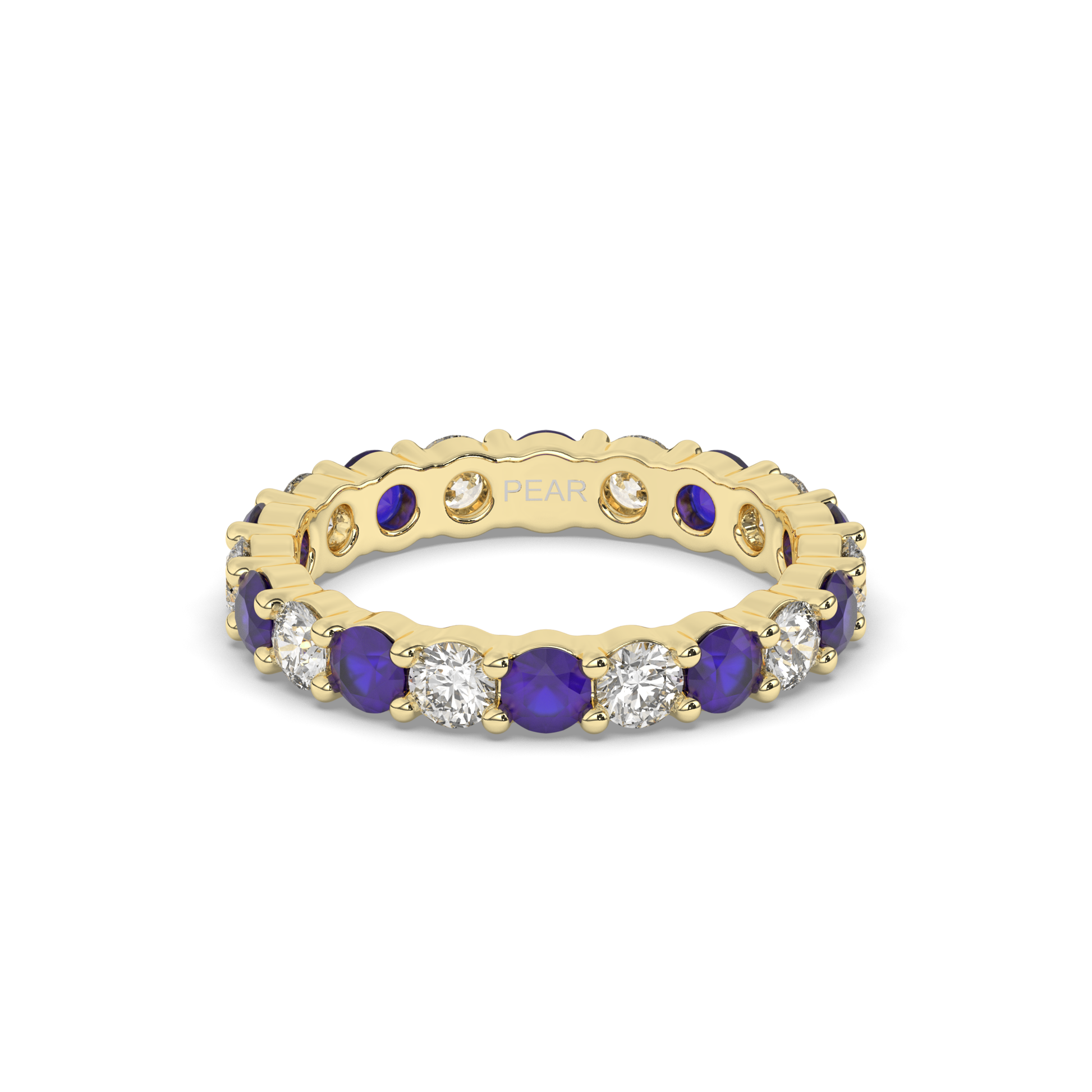 Eternity Lab-Grown Diamond Wedding Band - Pear Jewels
