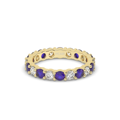 Eternity Lab-Grown Diamond Wedding Band - Pear Jewels