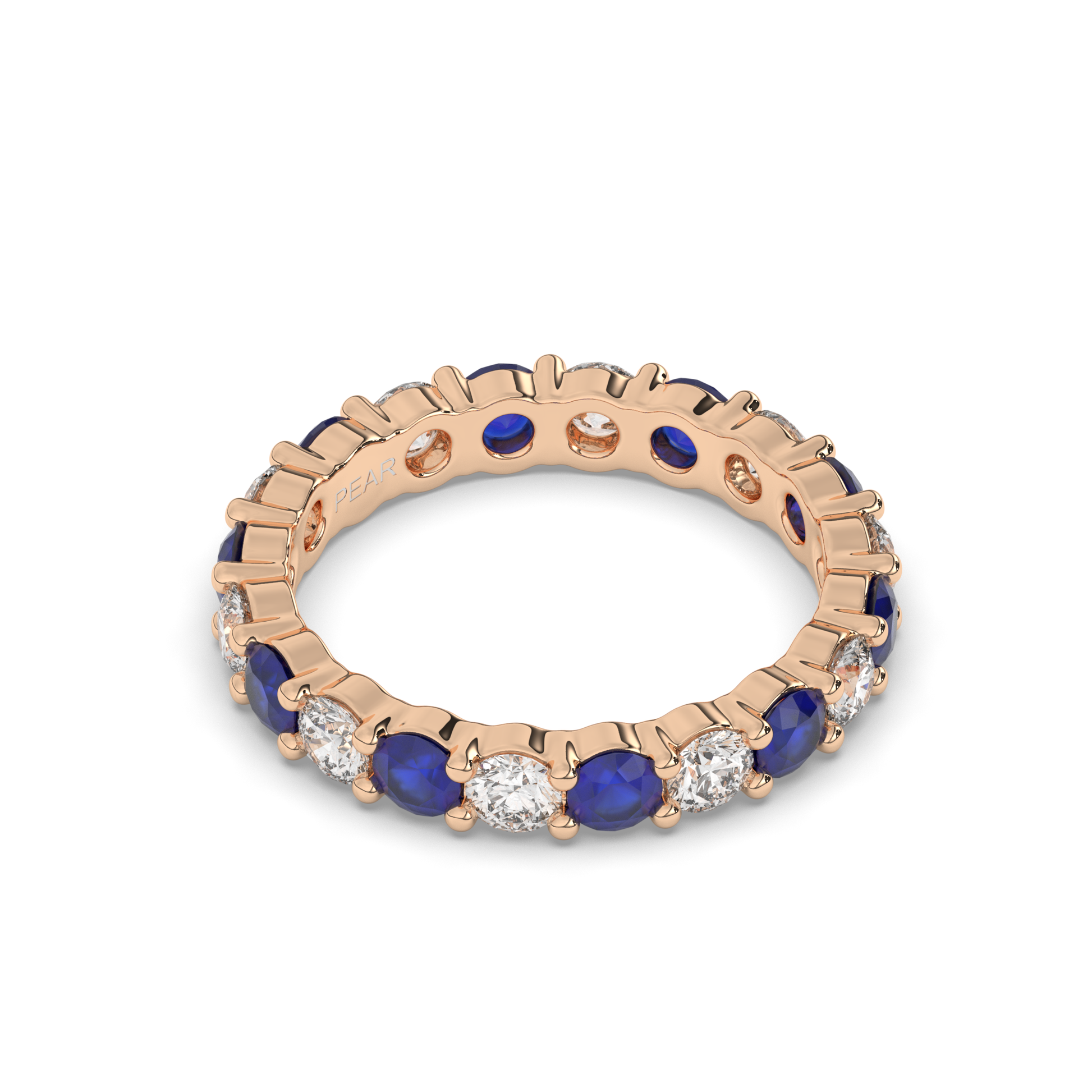 Eternity Lab-Grown Diamond Wedding Band - Pear Jewels