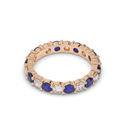 Eternity Lab-Grown Diamond Wedding Band - Pear Jewels