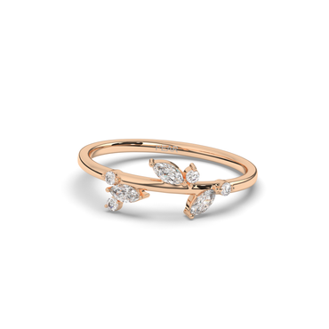 Fancy Marquise Lab-Grown Diamond Ring - Pear Jewels