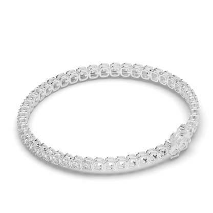 Infinite Ellipses Lab-grown Diamond Tennis Bracelet - Pear Jewels