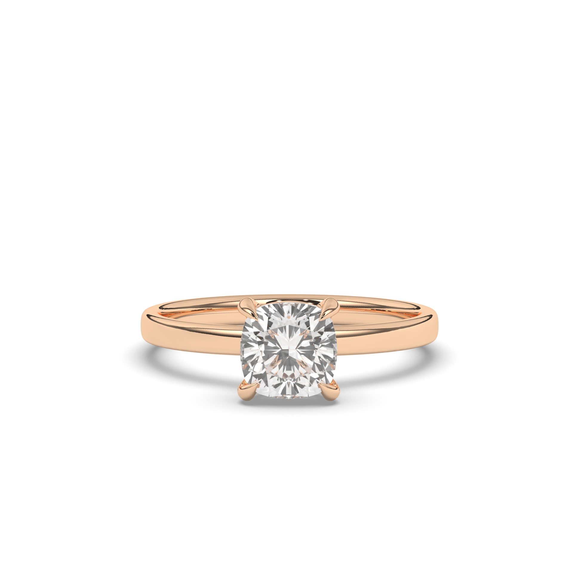Luxurious Cushion-Cut Lab-grown Diamond Ring - Pear Jewels
