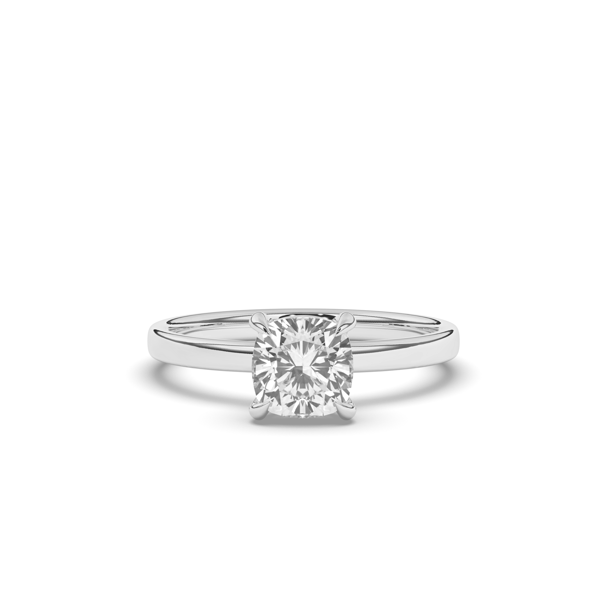 Luxurious Cushion-Cut Lab-grown Diamond Ring - Pear Jewels