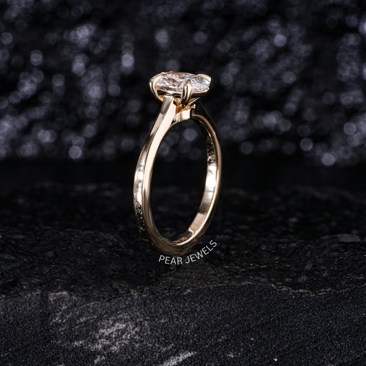 1.25ct Oval Solitaire Labgrown Diamond Ring