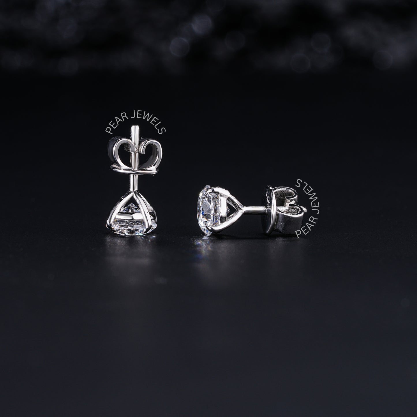 0.5Ct Each 4 prongs Labgrown Diamonds Studs