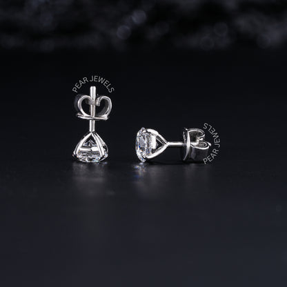0.5Ct Each 4 prongs Labgrown Diamonds Studs