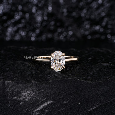 1.25ct Oval Solitaire Labgrown Diamond Ring