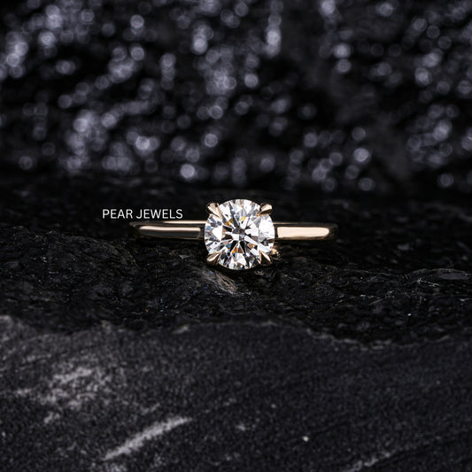 1.2Ct Round Solitaire Labgrown Diamond Engagement Ring