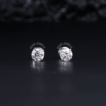 0.5Ct Each 4 prongs Labgrown Diamonds Studs