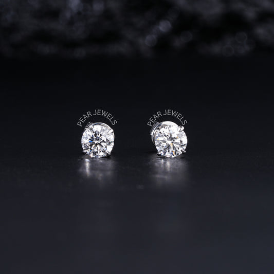 0.5Ct Each 4 prongs Labgrown Diamonds Studs