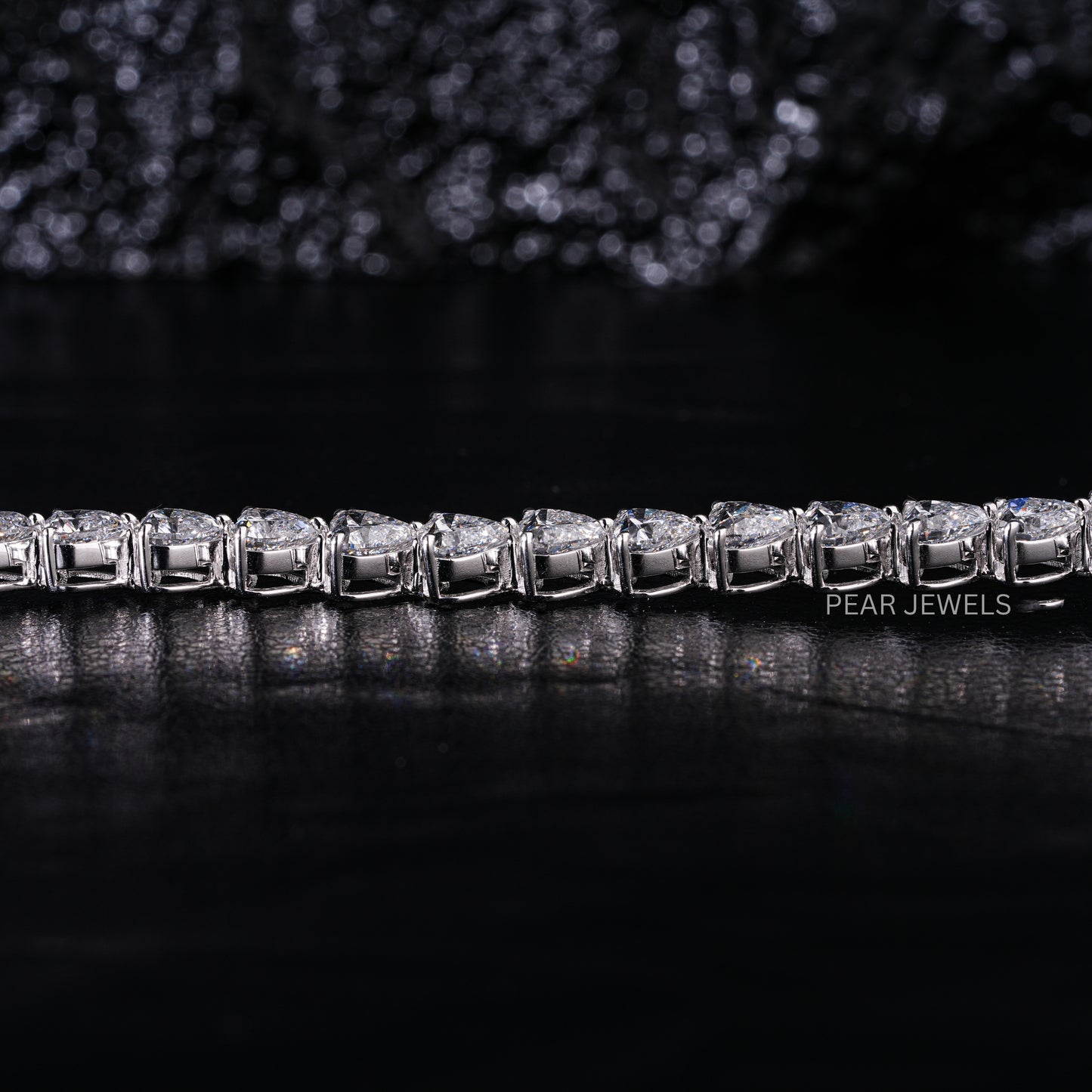 0.8ct Heart Shape Tennis Labgrown Diamond Bracelet