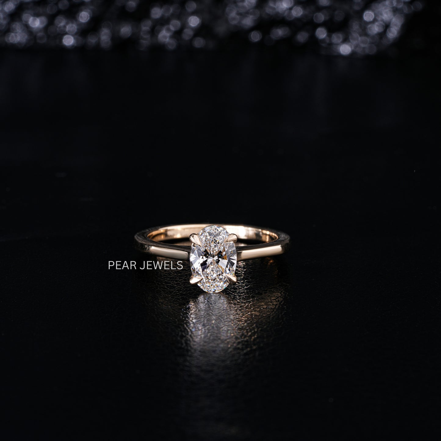 1.25ct Oval Solitaire Labgrown Diamond Ring