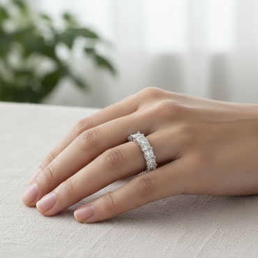 Princess Lab-Grown Diamond Eternity Band