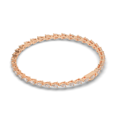 Teardrop Lab-grown Diamond Tennis Bracelet - Pear Jewels