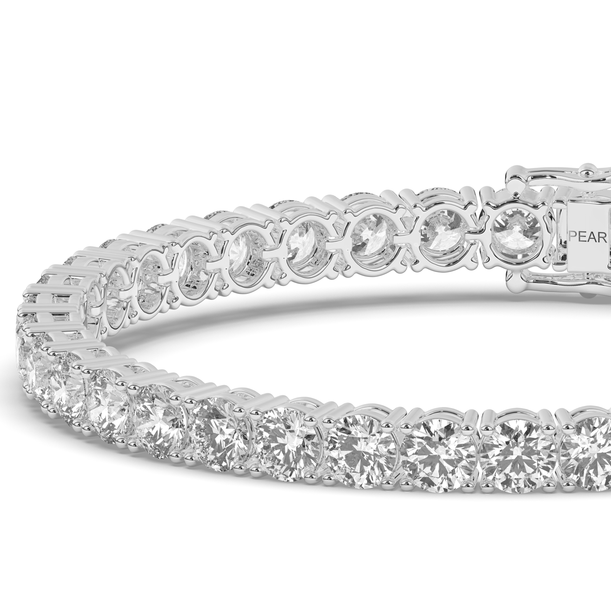 Valentine's Special Lab-grown Diamond Tennis Bracelet - Pear Jewels