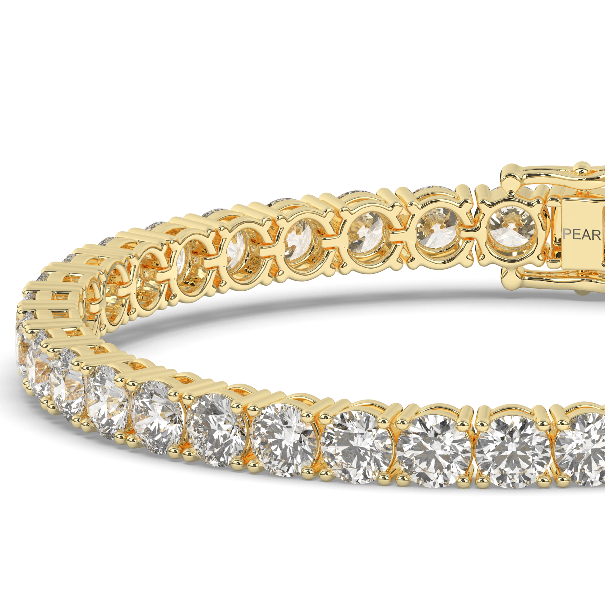 Valentine's Special Lab-grown Diamond Tennis Bracelet - Pear Jewels