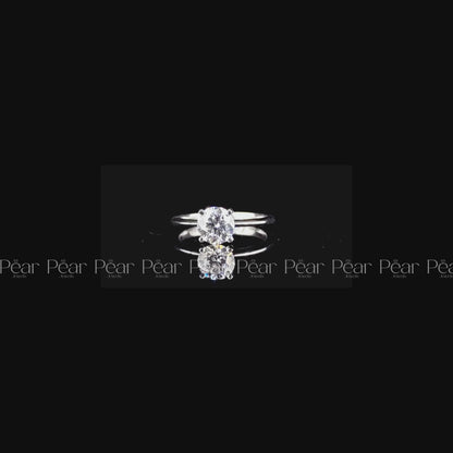 Round Solitaire Lab-Grown Diamond Proposal Ring