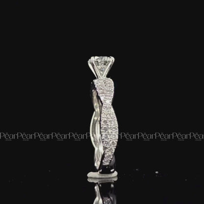 0.75Ct Round Multi Stone Labgrown Diamond Ring