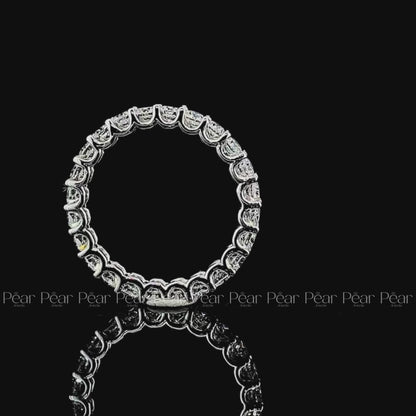 0.06Ct Round Full Eternity LabGrown Diamonds Wedding Band