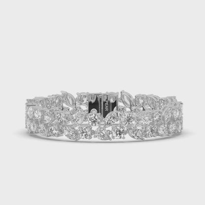 Bridal Multi Shape Lab-grown Diamond Tennis Bracelet