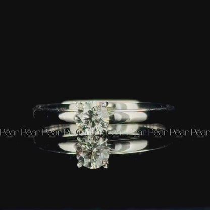 0.5Ct Round Solitaire Engagement Labgrown Diamond Ring